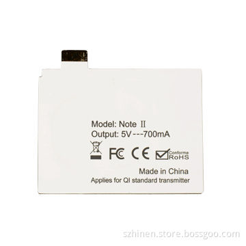 Ultra-thin QI Wireless Charging Receiver for Galaxy Note2